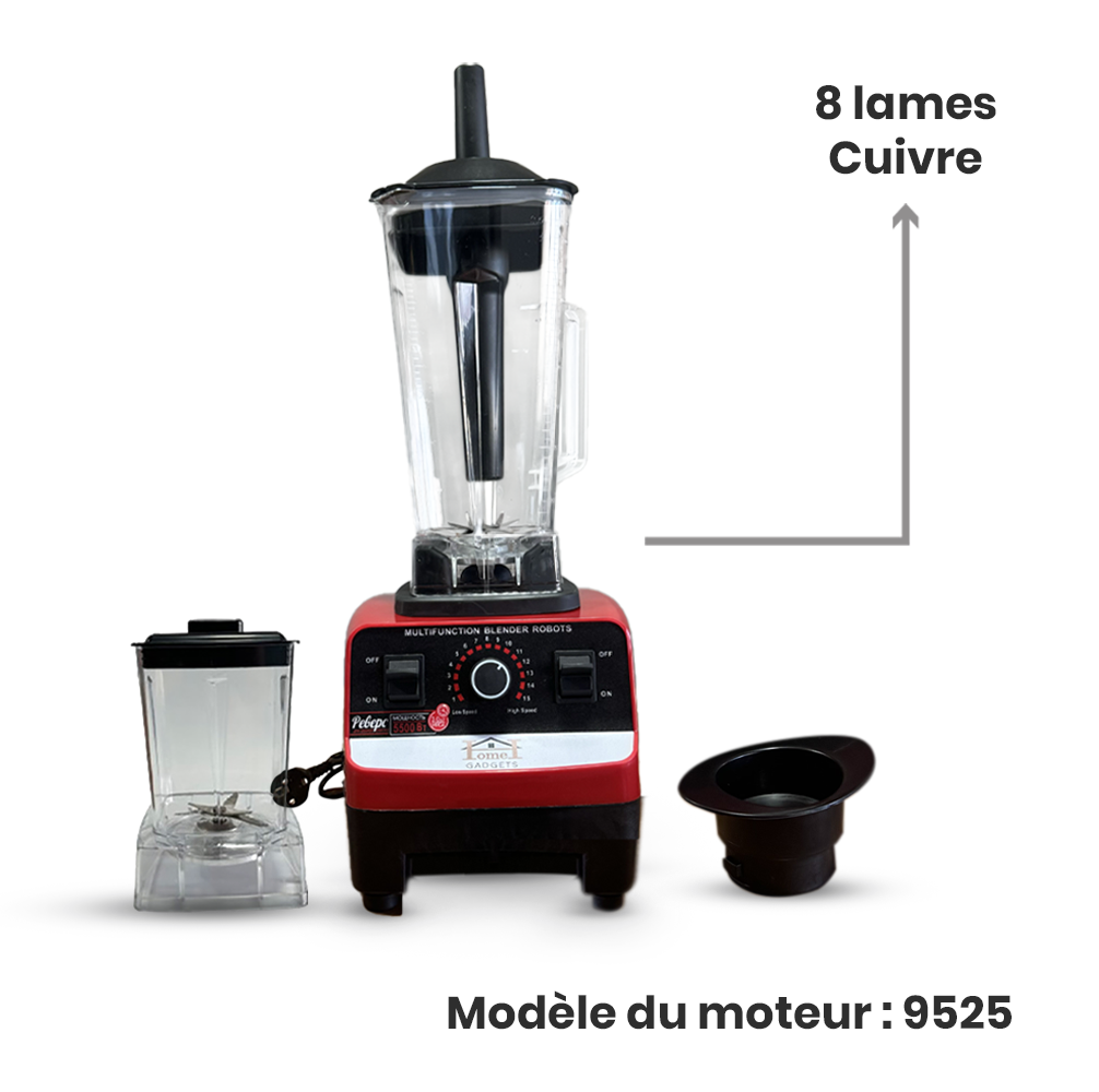 Mixeur Multifonction PowerBlend Pro 5500W - Écrasez, Mélangez et Faites des Jus Facilement !