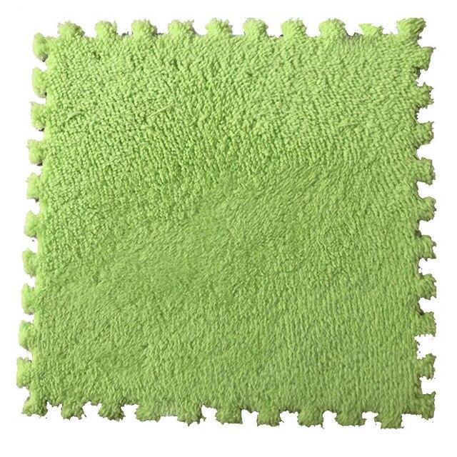 Mini Tapis en Mousse vert