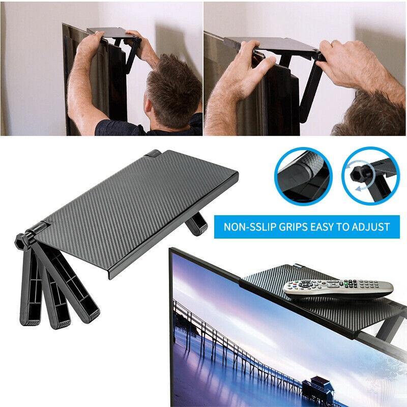 Étagère Réglable Universelle pour Téléviseur, Télécommande et Appareils - Home Gadgets