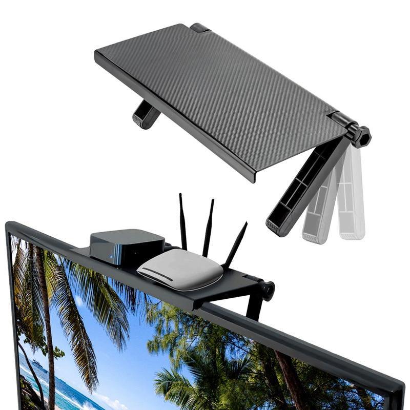 Étagère Réglable Universelle pour Téléviseur, Télécommande et Appareils - Home Gadgets