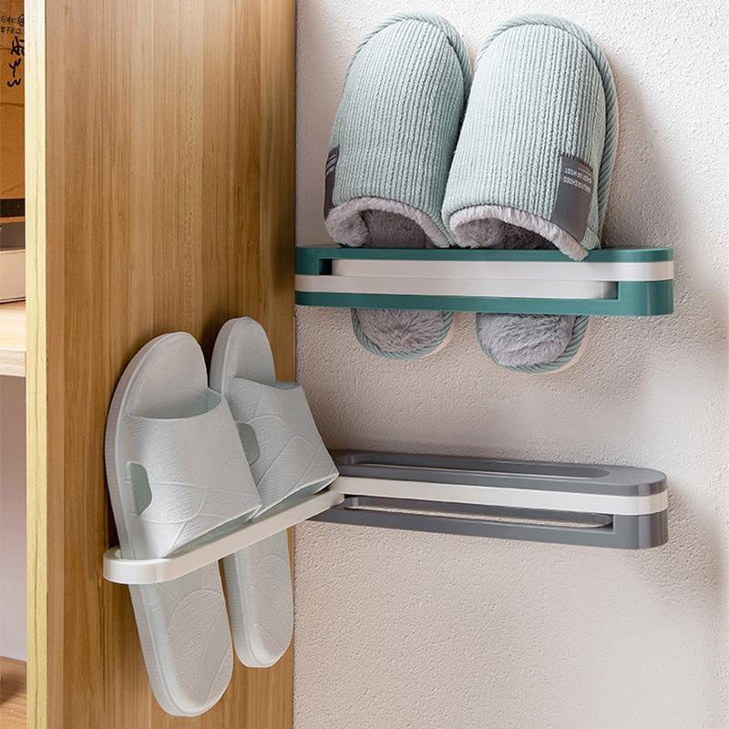 Organisateur de sandales et serviettes mural avec support adhesive - Home Gadgets