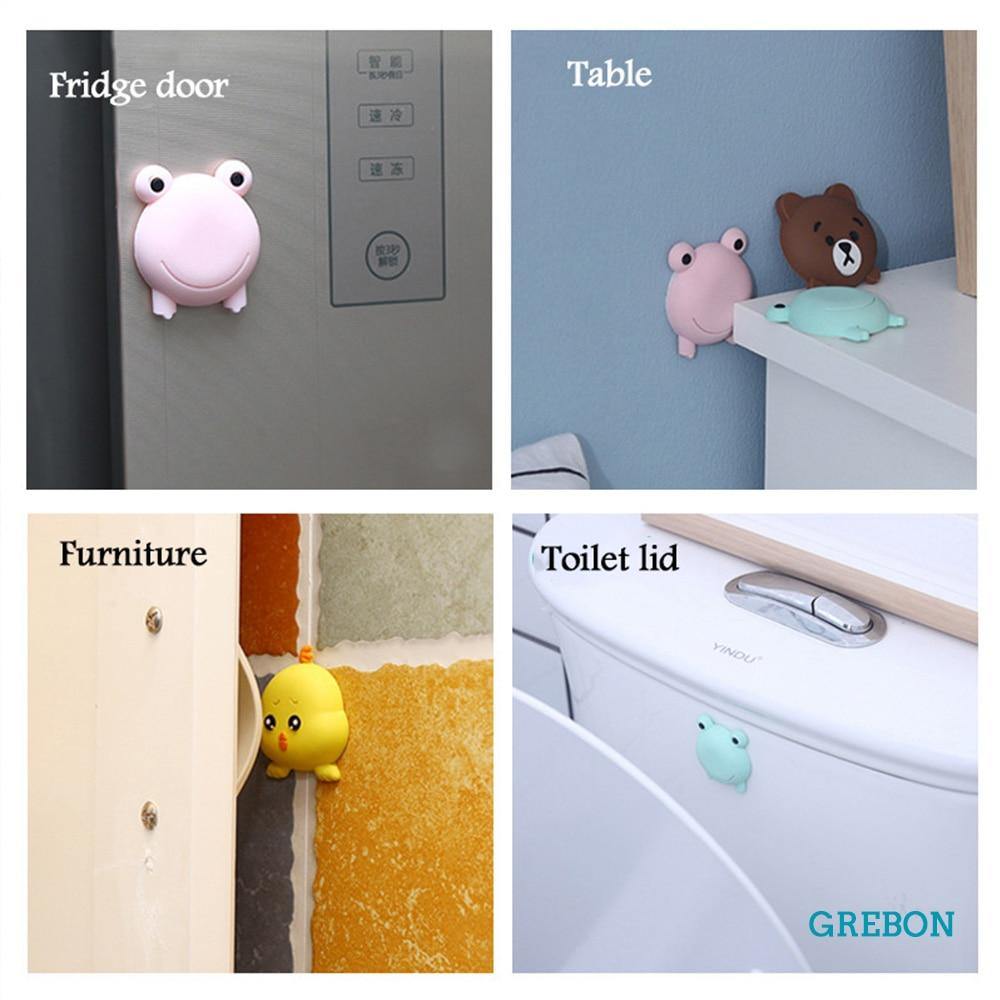 Anti-collision et chocs pour poignée de porte en silicone - Home Gadgets