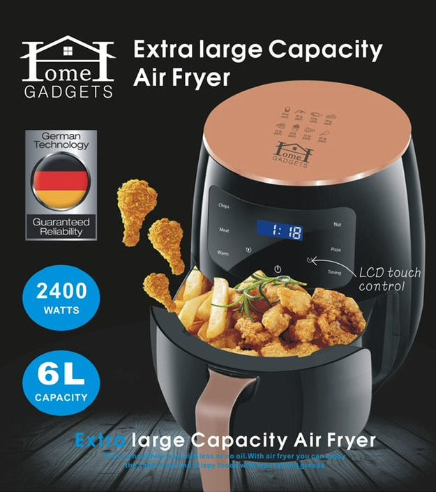 Friteuse à air - Air Fryer 6L 2400W Germany 1 an de Garantie