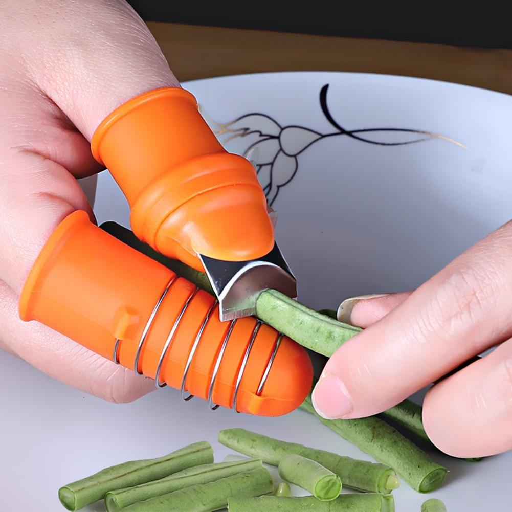Couteau de pouce en Silicone protecteur de doigt, récolte éplucheur - Home Gadgets